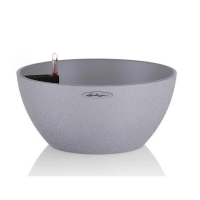 Вазон Lechuza Cubeto Stone 40 серый камень купить