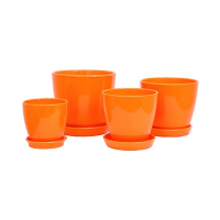 Вазон ВК13 глянец оранжевый купить