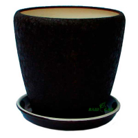 Вазон Грация №1 шелк черный 10л купить