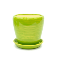 Вазон Грация глянец салат-золото 4 купить