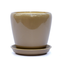 Вазон Грация №1 глянец капучино 10л купить