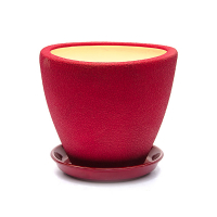 Вазон Тріумф шовк червоний 3 купить