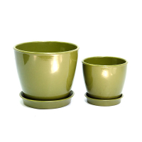 Вазон ВК16 глянец оливковый купить