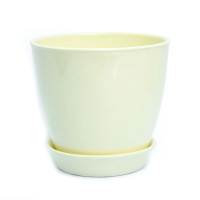 Вазон ВК16 глянец молочный купить