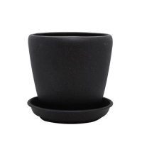 Вазон Грация №2 крошка черный 4,5л купить