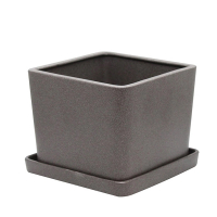 Вазон Квадрат №3 (2,0 л) крихта шоколад купить