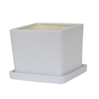 Вазон Квадрат №3 (2,0л) шовк бiлий купить