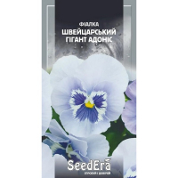 Фиалка садовая Швейцарский гигант Адонис двухлетняя Seedera, 0,1 г купить