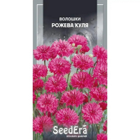 Васильки полевые Розовый шар Seedera, 0,5 г купить