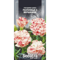 Гвоздика Шабо махровая клубника со сливками двухлетняя Seedera, 0,2 г купить