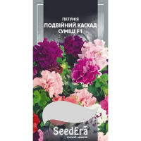 Петунія бахромчаста великоквіткова низькоросла Подвійний Каскад Суміш F1 Seedera, 10 шт купить