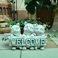 Садовая фигура Котята Welcome купить