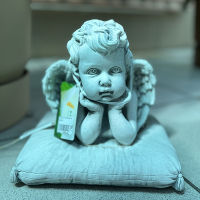 Садовая фигура Ангел на подушке купить