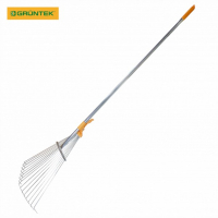 Грабли веерные RS-153 стальные усиленные 190-590мм 153см Gruntek купить