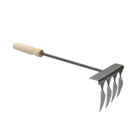 Грабельки крашеные, деревьев. ручка, 350 мм, 4 зуб купить