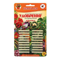 Удобрение в палочках от вредителей (Чистый лист) купить