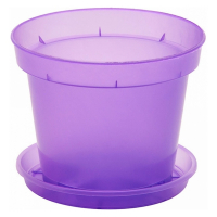 Горшок для орхидей фиолетовый 130мм купить