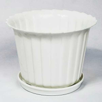 Тюльпан D135мм, белый+поддон купить