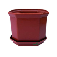 Вазон Дама, терракотовый-16 купить