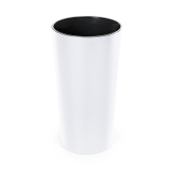 Кашпо Лілія з вкладкою, колір - білий 400 купить