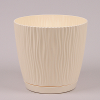 Вазон Sandy кремовый 240мм с поддоном купить