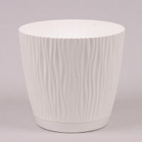 Вазон Sandy білий 290мм з піддоном купить