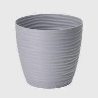 Вазон Sahara платина 19 см с поддоном купить