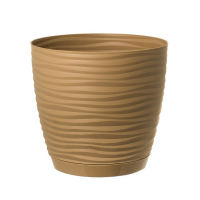 Вазон Sahara латте 27 см с поддоном купить