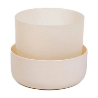 Вазон з пiддоном Тolita 19см, бежевий купить