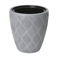 Вазон Флов із вкладишем 40мм сірий купить