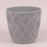 Вазон Флов Петит 15см серый купить