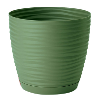 Вазон Sahara зеленый чай 17см с поддоном купить