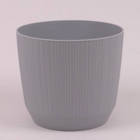 Цветочный горшок Ryfo 150мм круглый светло-серый купить