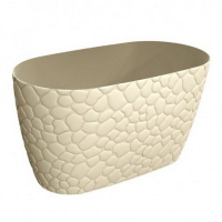 Вазон Elif Стоун балконный с подставкой 4,25л беж купить