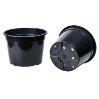 Горщик для розсади круглий чорний RS60л купить