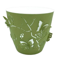 Горшок Alyaplastik 3D 0,7 л темно-зеленый купить