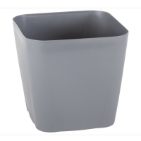 Горшок Safir 0,8л с дренажем антрацитовый Serinova купить