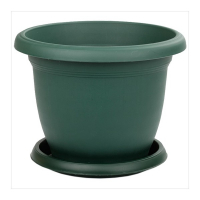 Горшок Villa 8,8л с поддоном зеленый Serinova купить