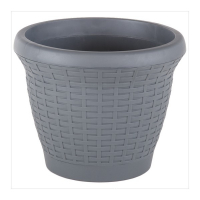 Горшок Wire 6л антрацитовый Serinova купить