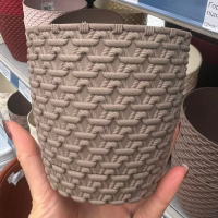 Вазон Вязка с подст №1 0,75л коричн купить