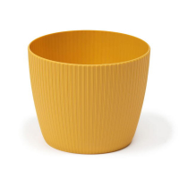 Горшок Магнолия Джампер 140мм горчичный купить