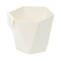 Кашпо Хеца кремовый купить