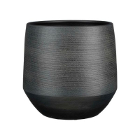Кашпо Edelman Evora pot round 37 см черный купить
