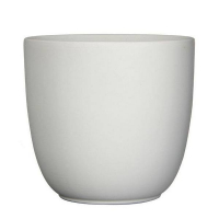 Кашпо Edelman Tusca pot round 22,5cм белый купить