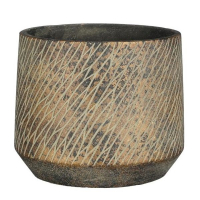 Кашпо Edelman Enrique Camino pot round  23.5см темно-коричн купить